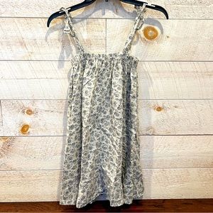 Rylee + Cru Gray Floral Casual Dress